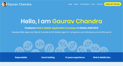 Desktop Screenshot of gaurav.mobi
