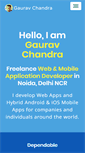 Mobile Screenshot of gaurav.mobi