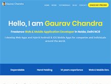 Tablet Screenshot of gaurav.mobi